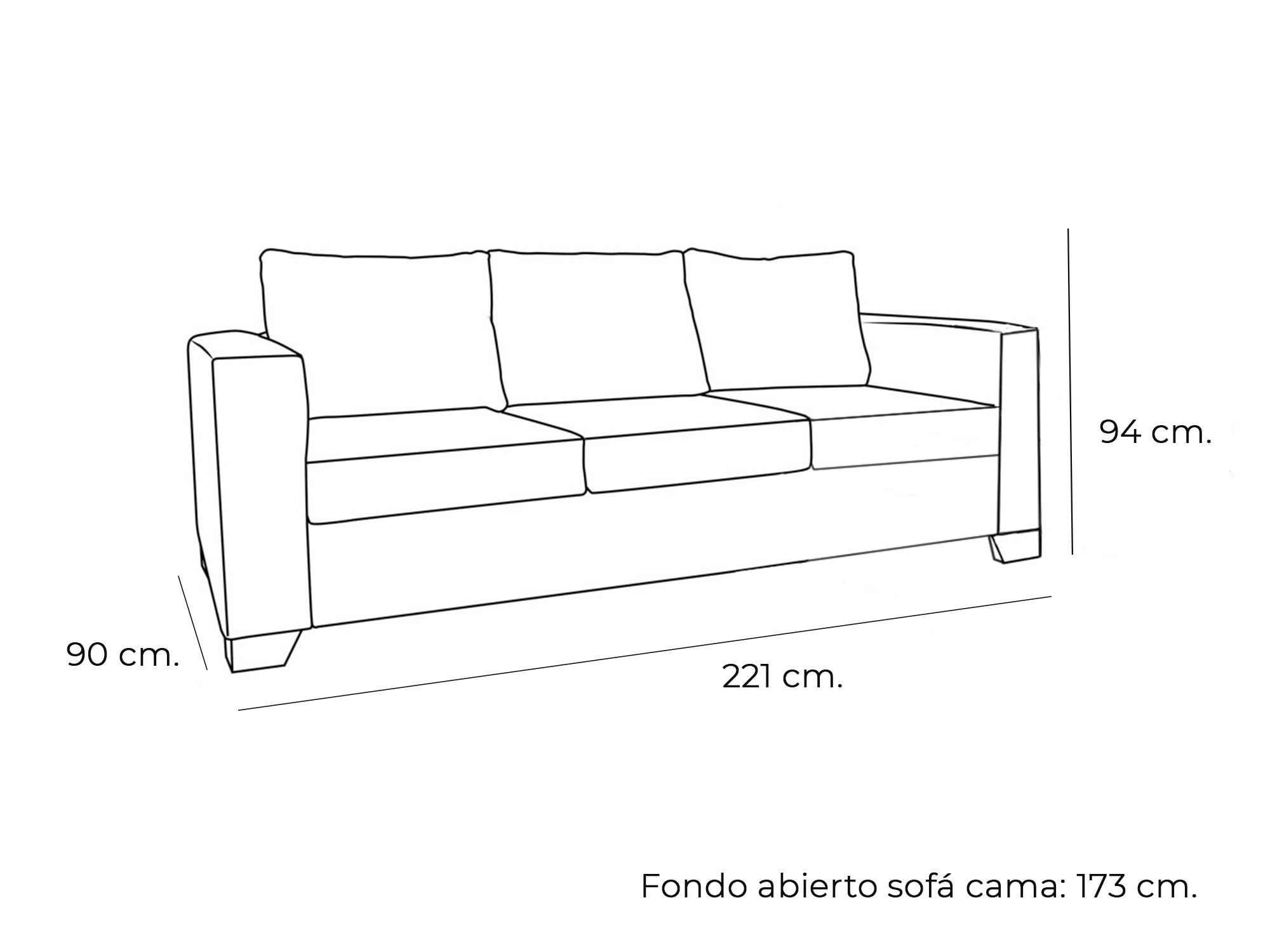 Sofa cama nido